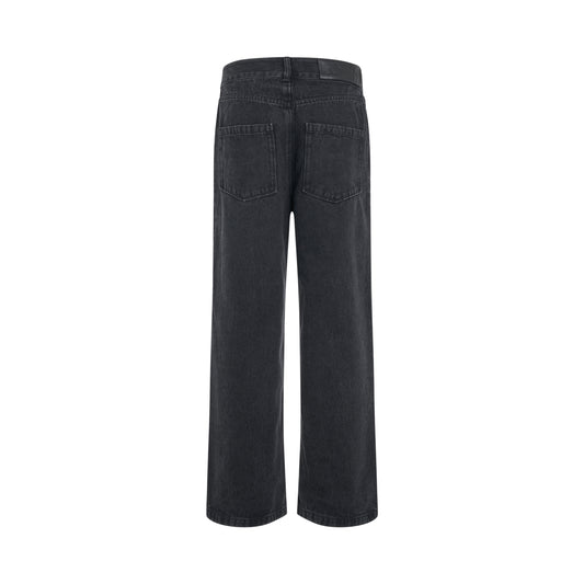 Anagram Baggy Jeans in Black