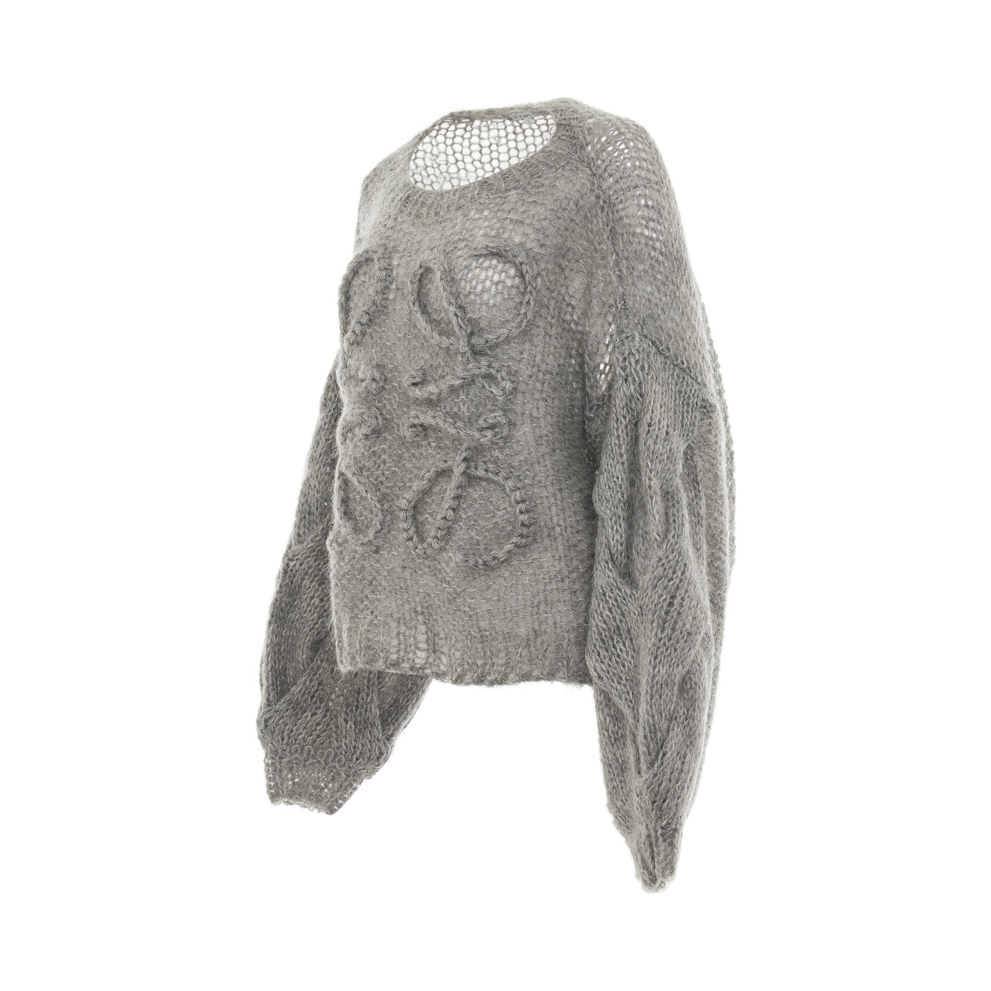 Anagram Mohair Sweater in Grey Melange