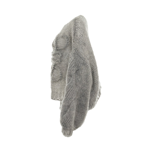 Anagram Mohair Sweater in Grey Melange