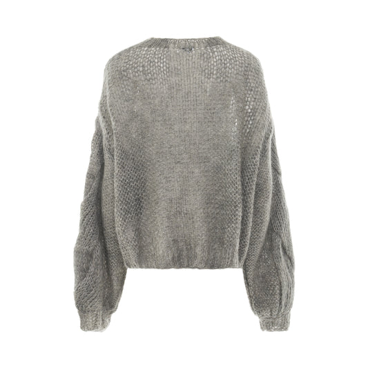 Anagram Mohair Sweater in Grey Melange