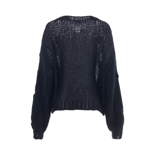 Anagram Mohair Sweater in Dark Navy