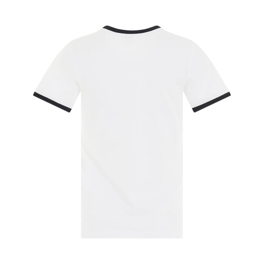 Anagram T-Shirt in White/Black