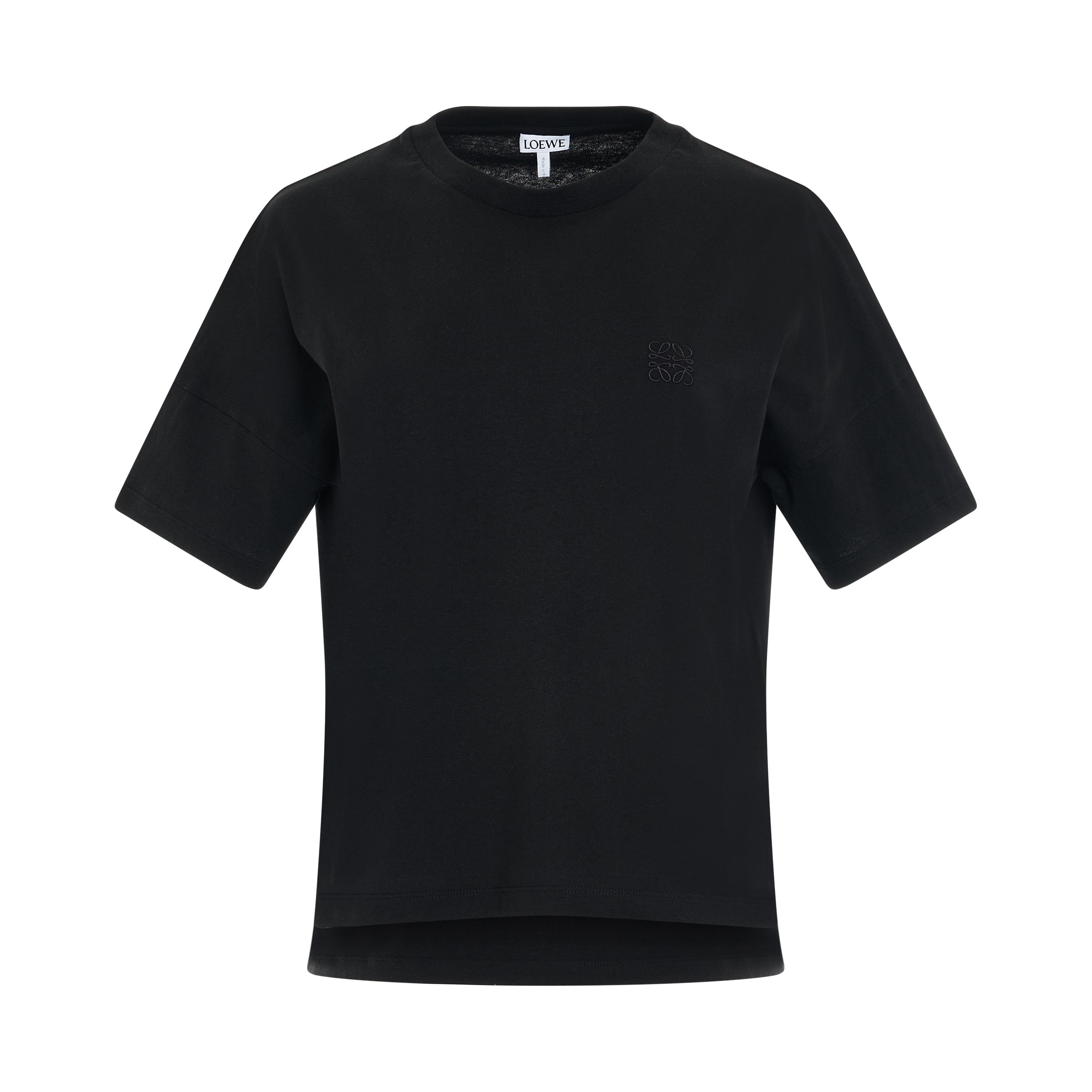 Anagram Boxy Fit T-Shirt in Black