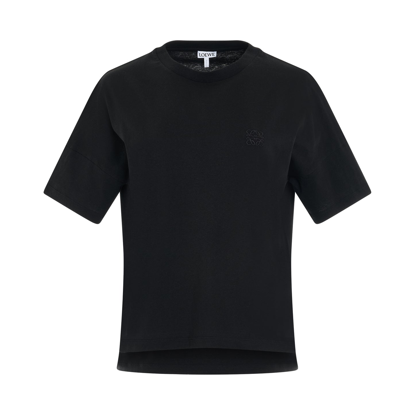 Anagram Boxy Fit T-Shirt in Black