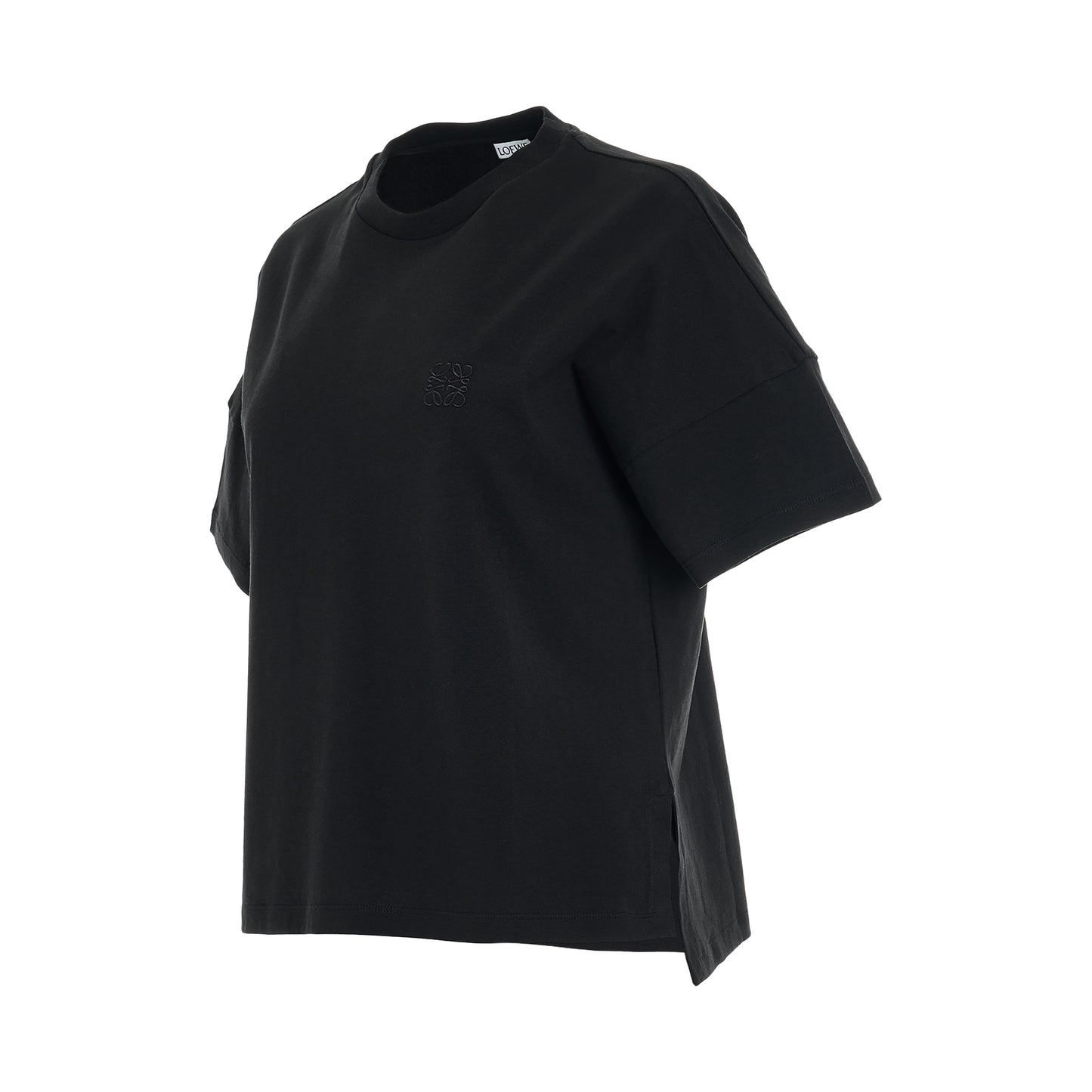 Anagram Boxy Fit T-Shirt in Black