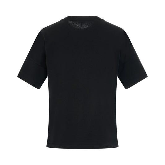 Anagram Boxy Fit T-Shirt in Black