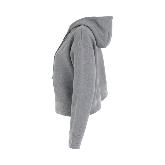 Asymmetric Hoodie in Lead Grey