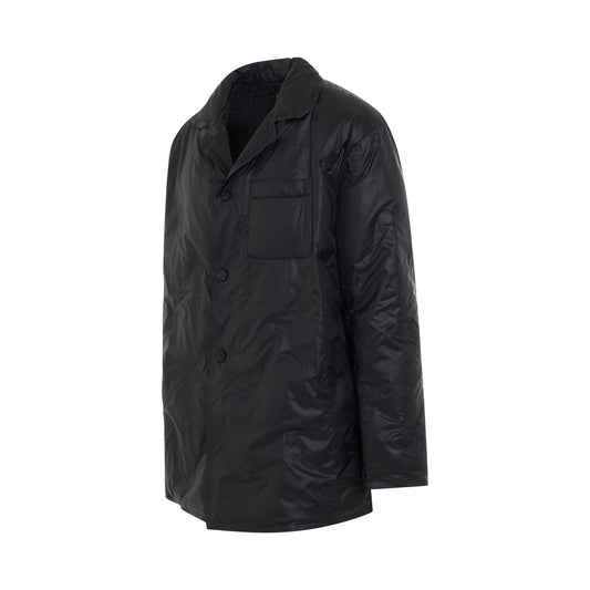 Padded Nylon Jacket in Black