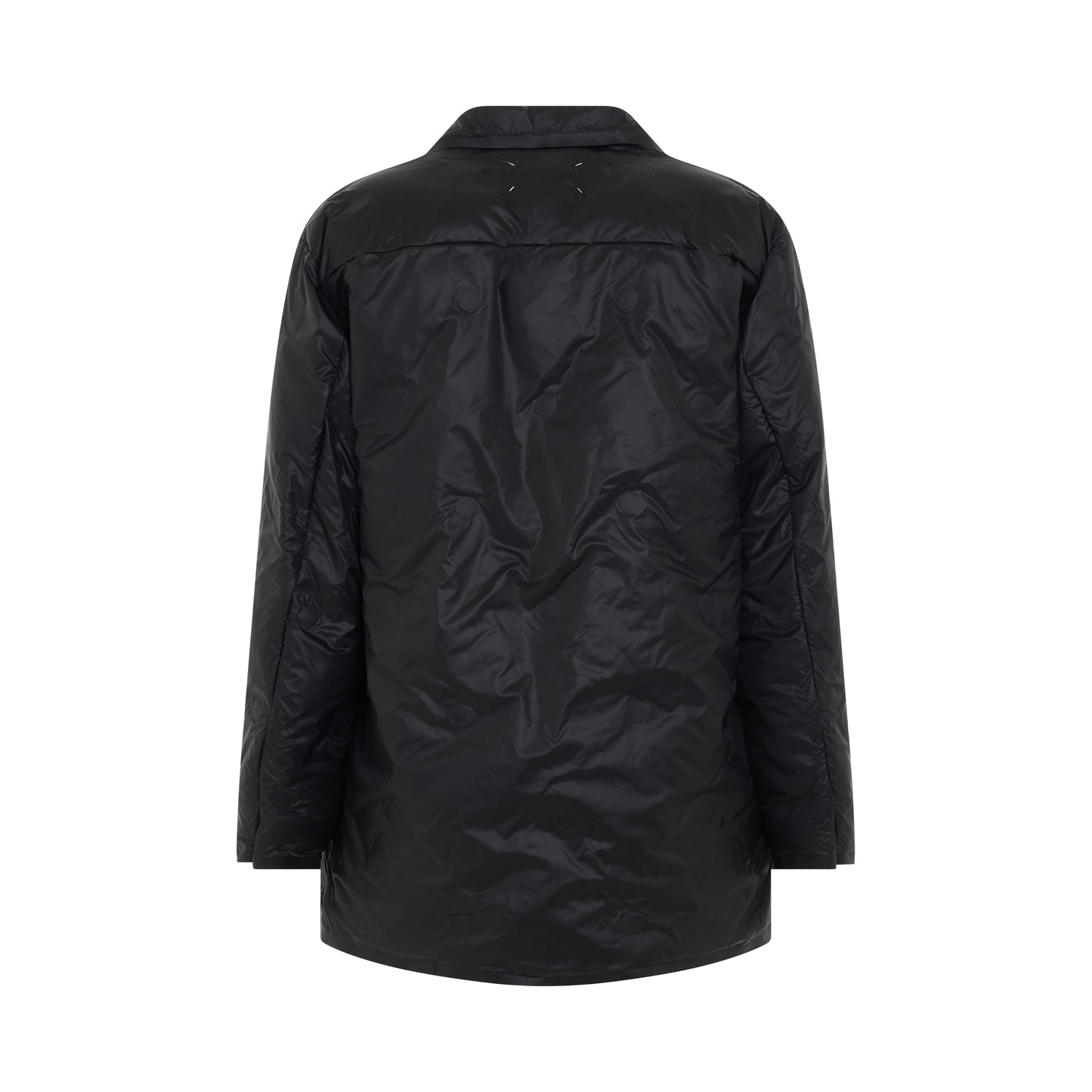 Padded Nylon Jacket in Black