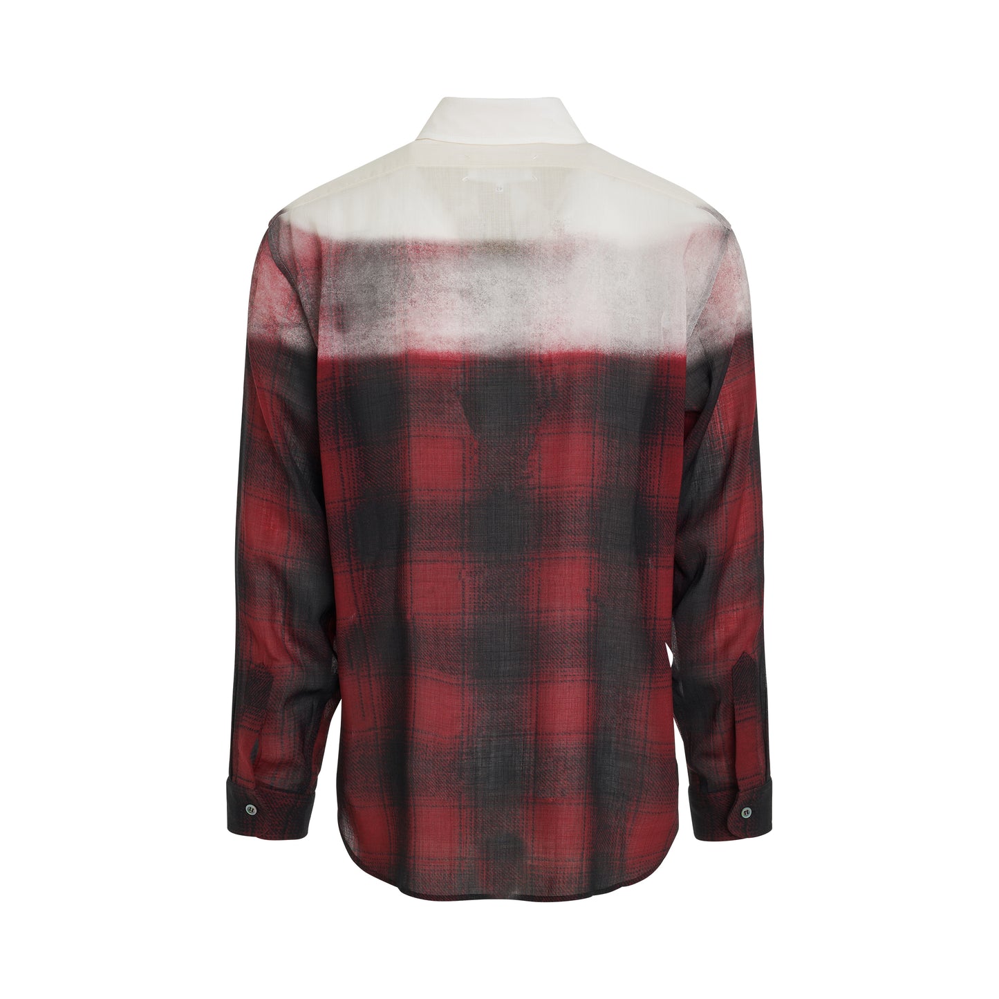 Maison Margiela x Pendleton Checked Shirt in Red Black