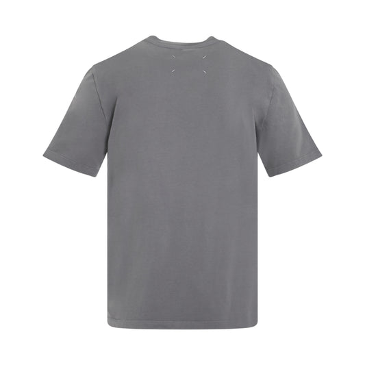 Four Stitch Organic Cotton T-Shirt in Saxon Blue