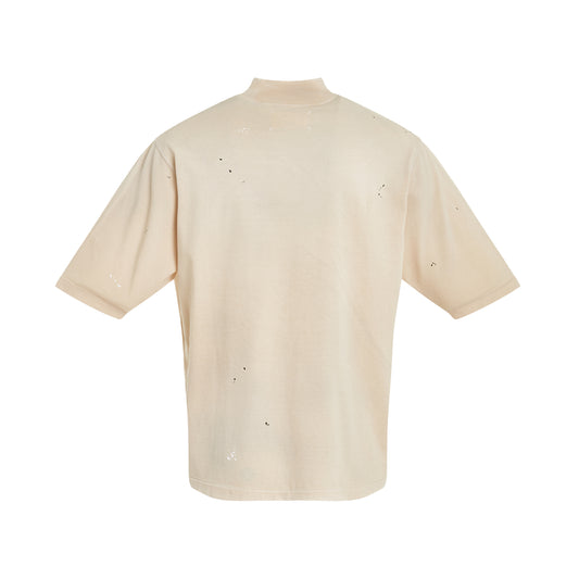 Logo Oversized T-Shirt in Dirty Ecru