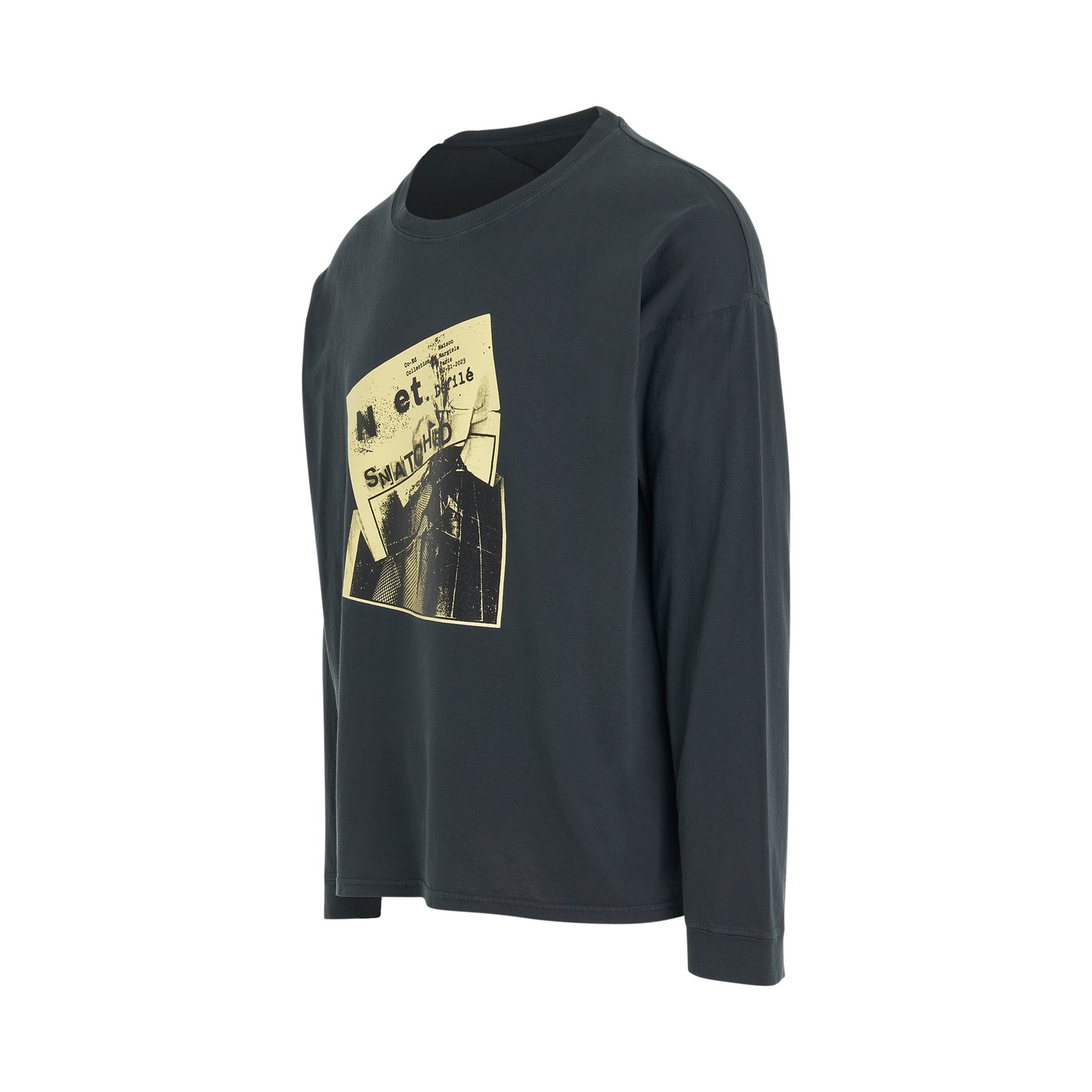 Invitation Ticket Long Sleeve T-Shirt in Anthracite