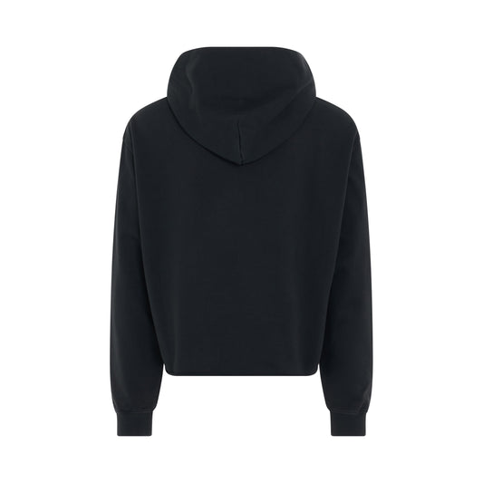 Numeric Logo Hoodie in Charcoal