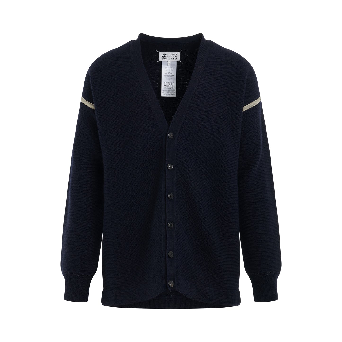 Elbow Patch Cardigan in Navy