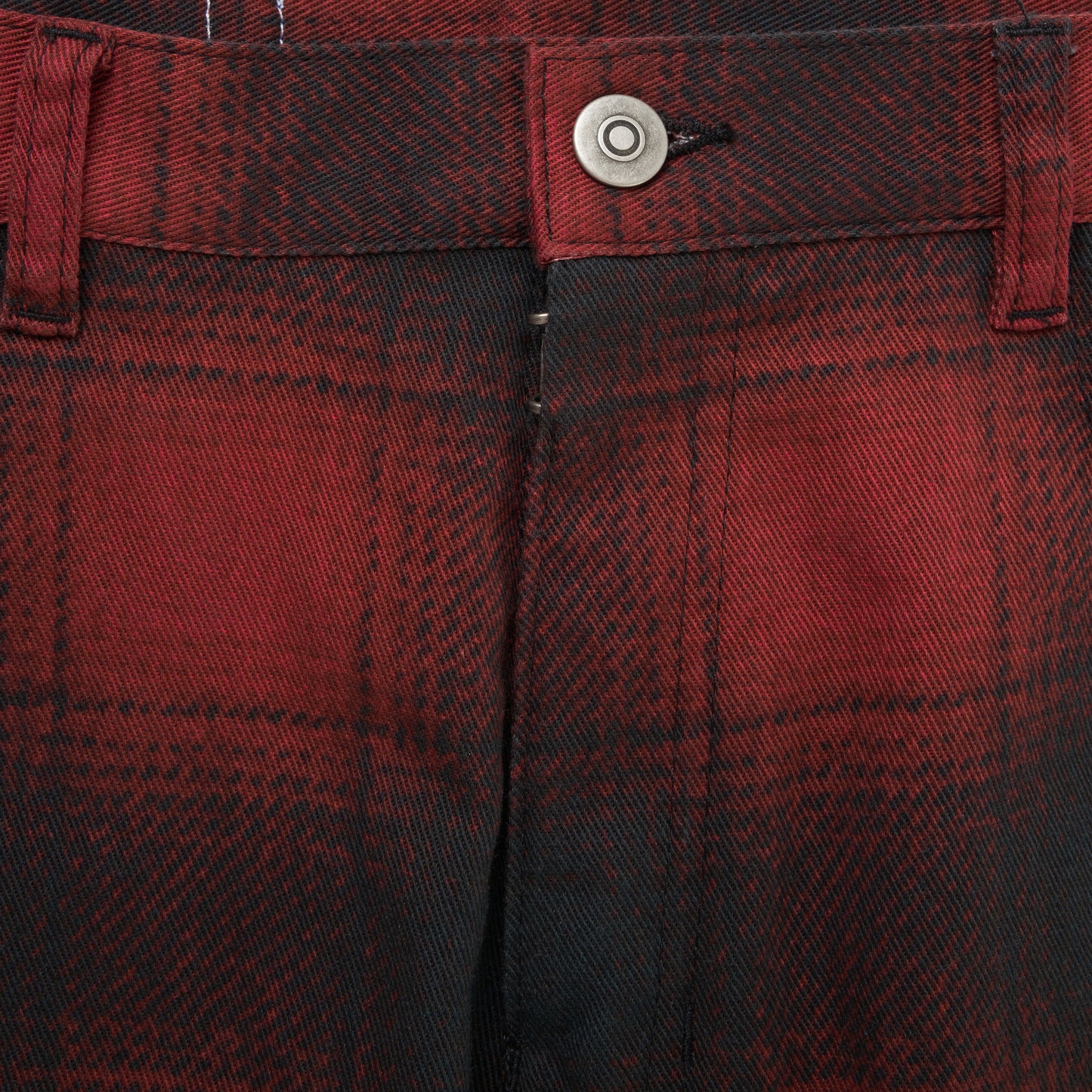 Maison Margiela x Pendleton Checked Pants in Black/Red