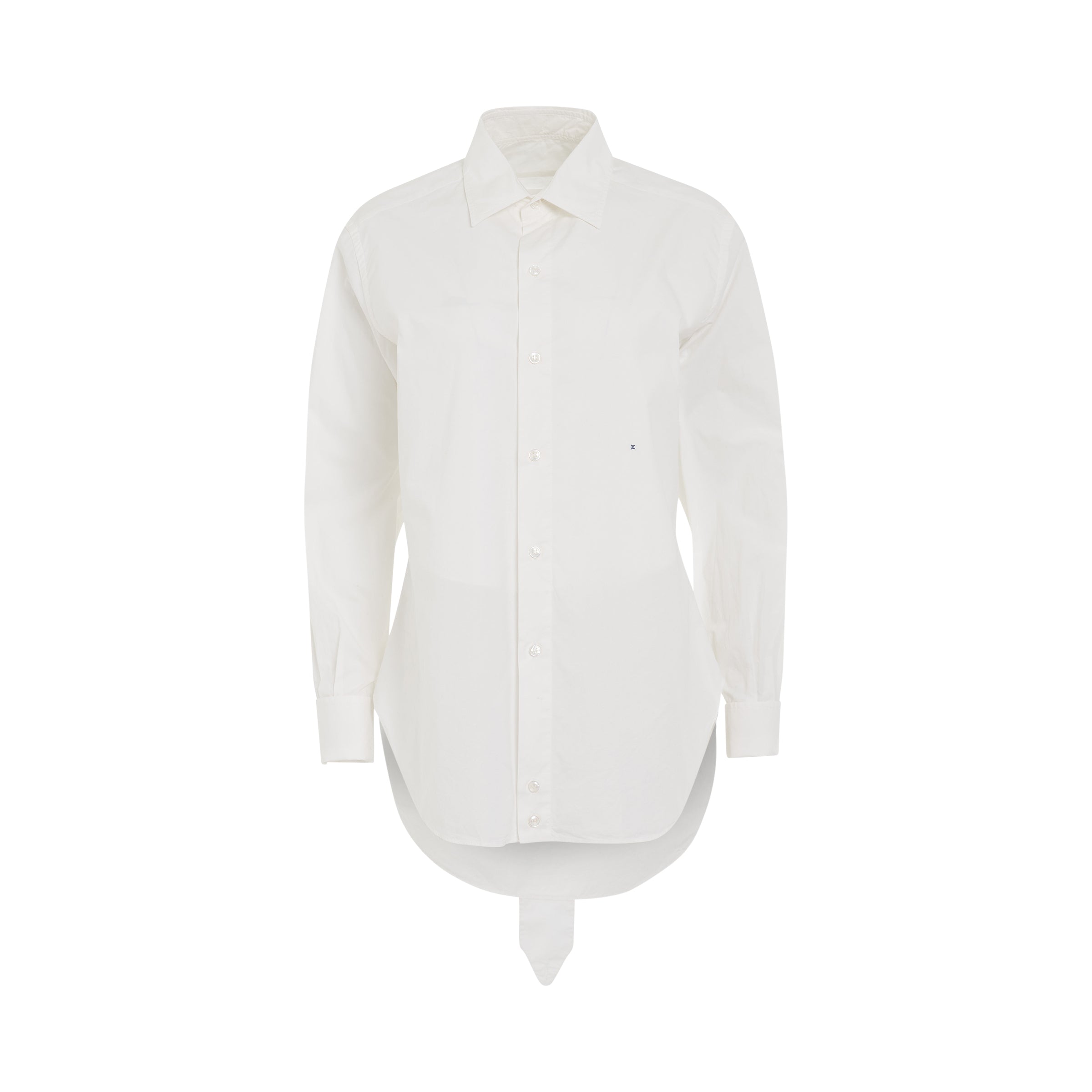 M Cotton Poplin Shirt in White