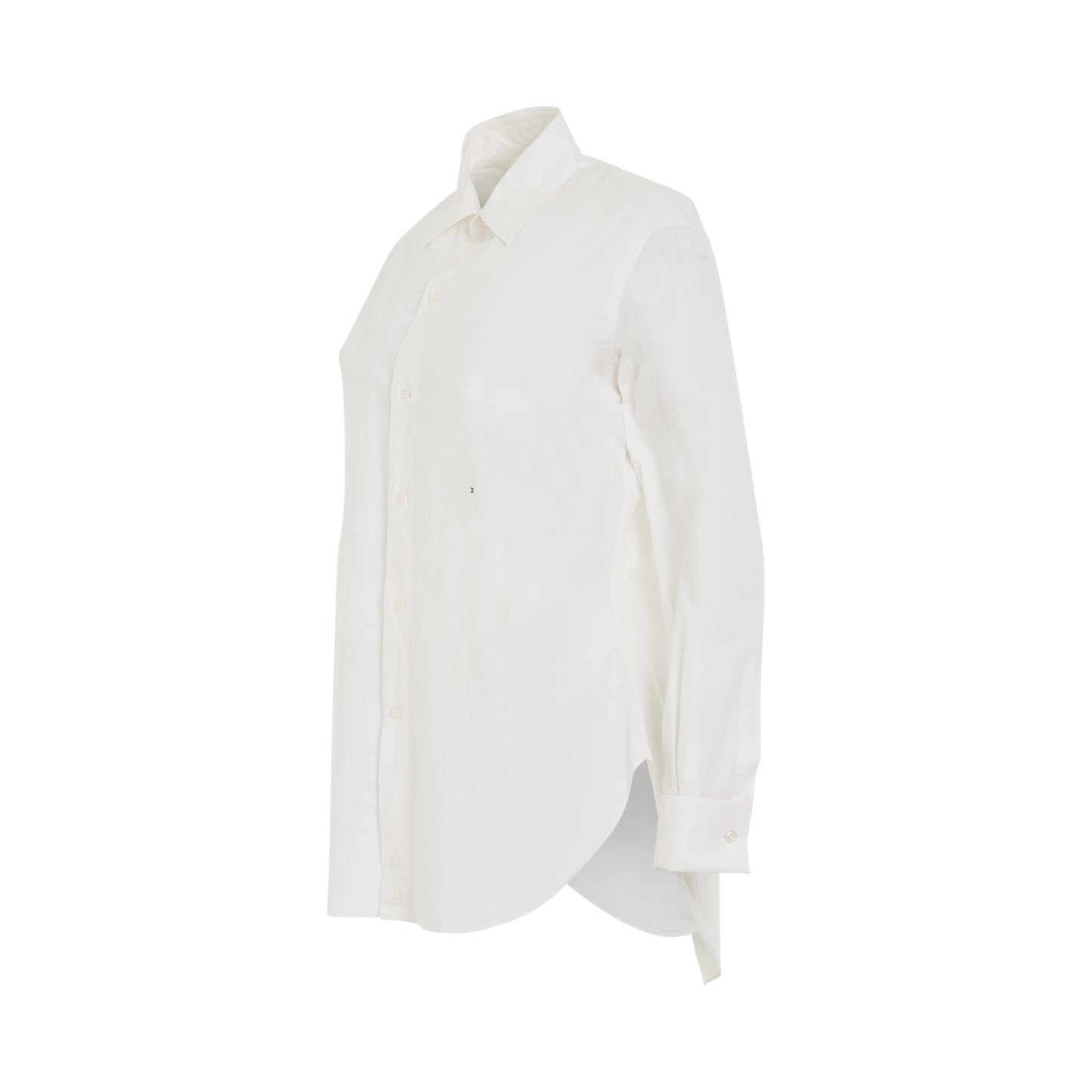 M Cotton Poplin Shirt in White