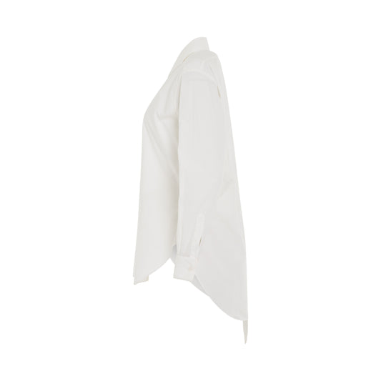 M Cotton Poplin Shirt in White