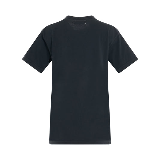 Scattered Numeric Logo T-Shirt in Black