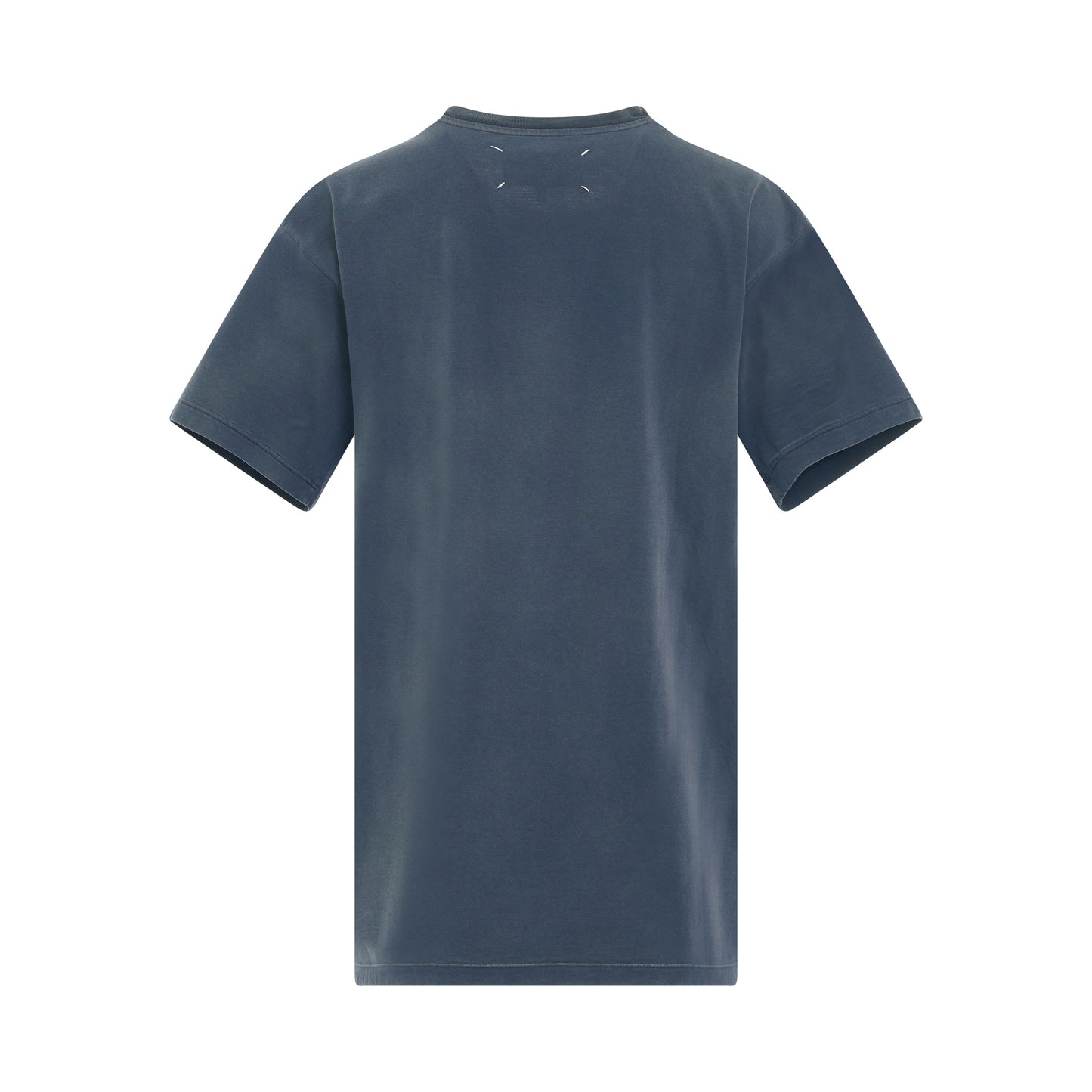 Faded Logo Relaxed Fit T-Shirt in Blue