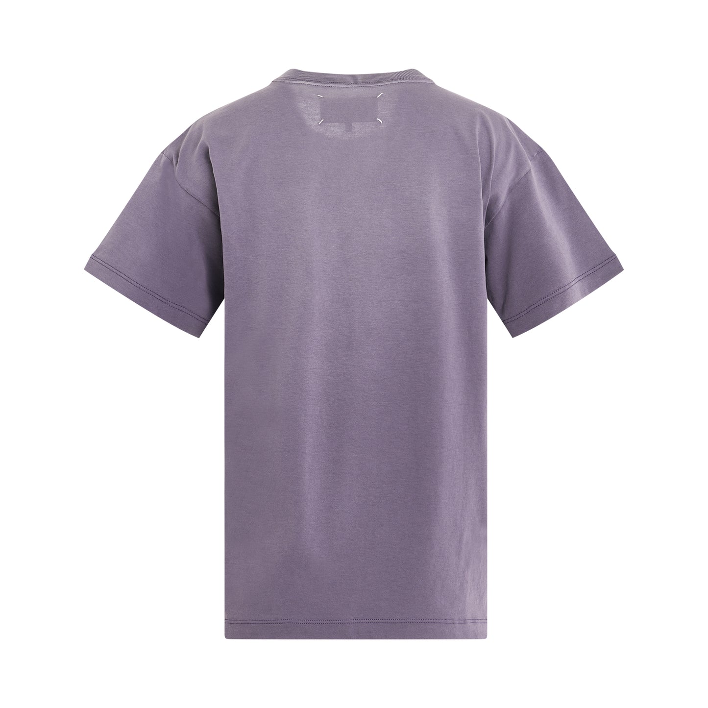 Cotton Jersey Logo T-Shirt in Washed Purple