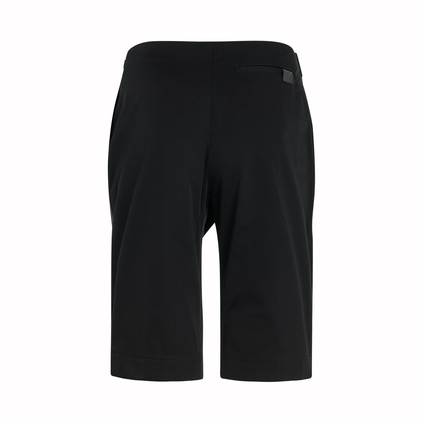 Pleated Shorts in Black