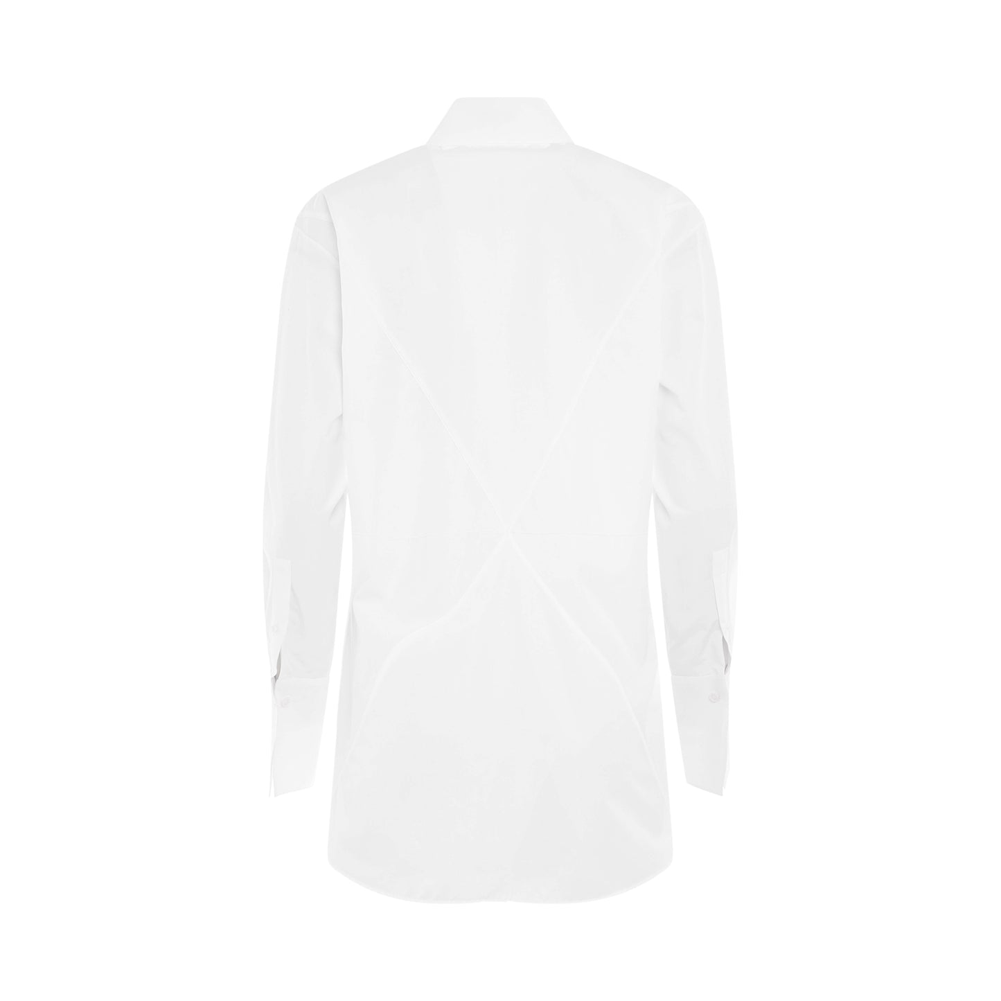 Puzzle Fold Shirt in Optic White