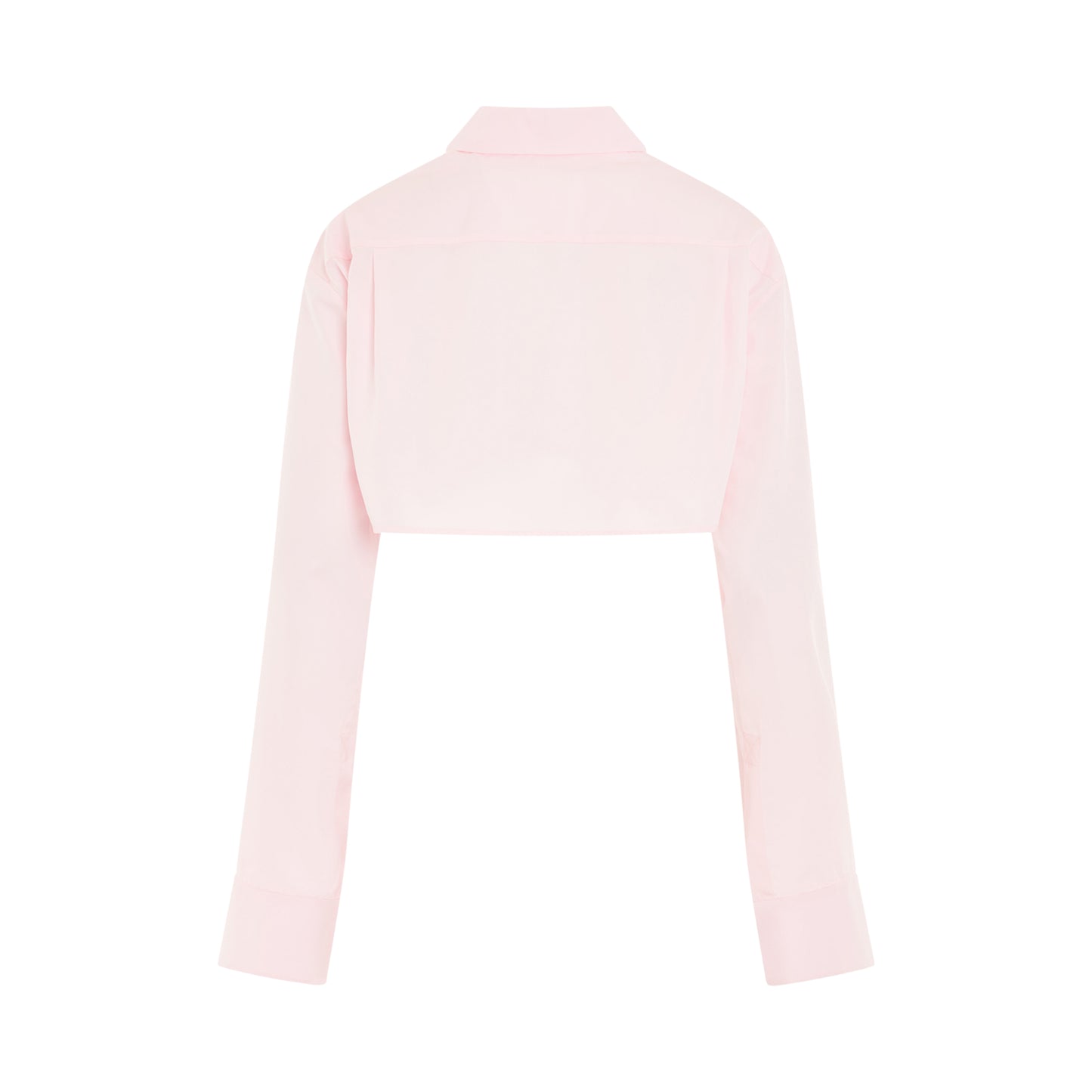 Cropped Shirt in Cotton Candy