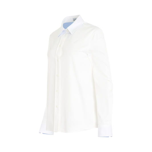 Women Cotton Shirt in White