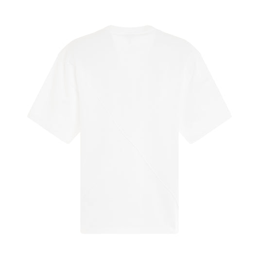 Puzzle Fold T-Shirt in White