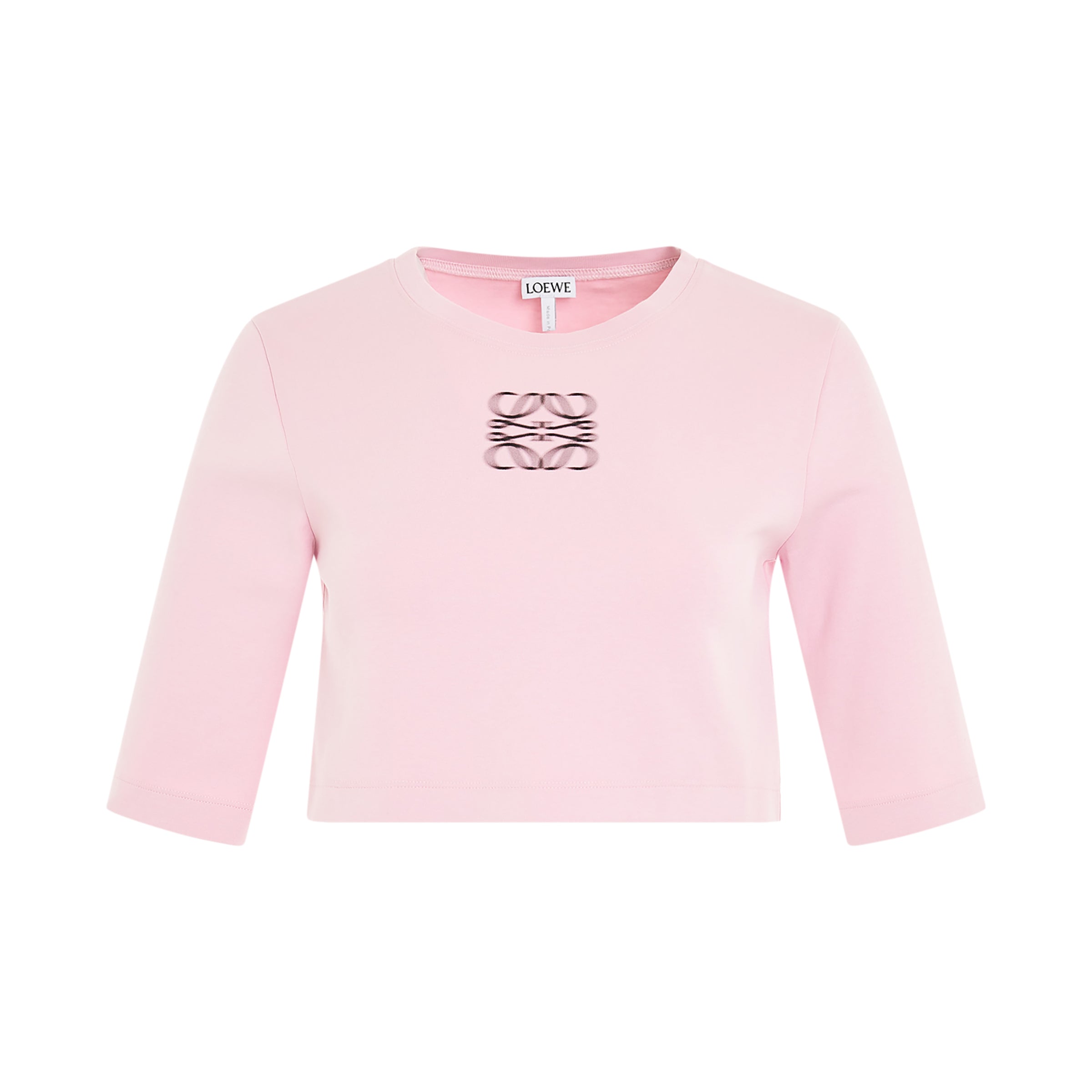 Cropped T-Shirt in Pink