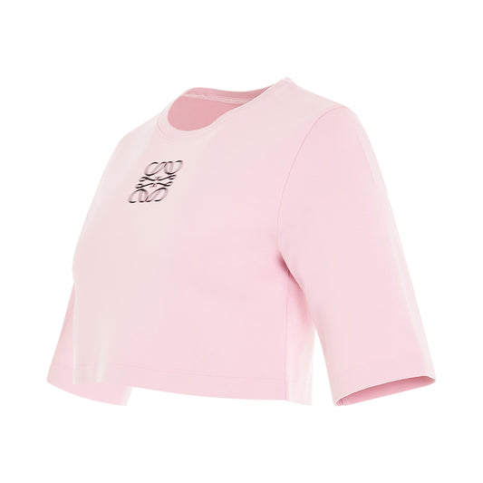 Cropped T-Shirt in Pink