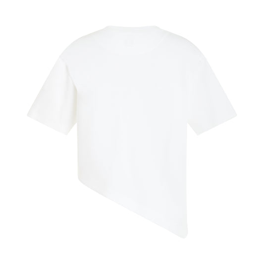 Asymmetric T-Shirt in White