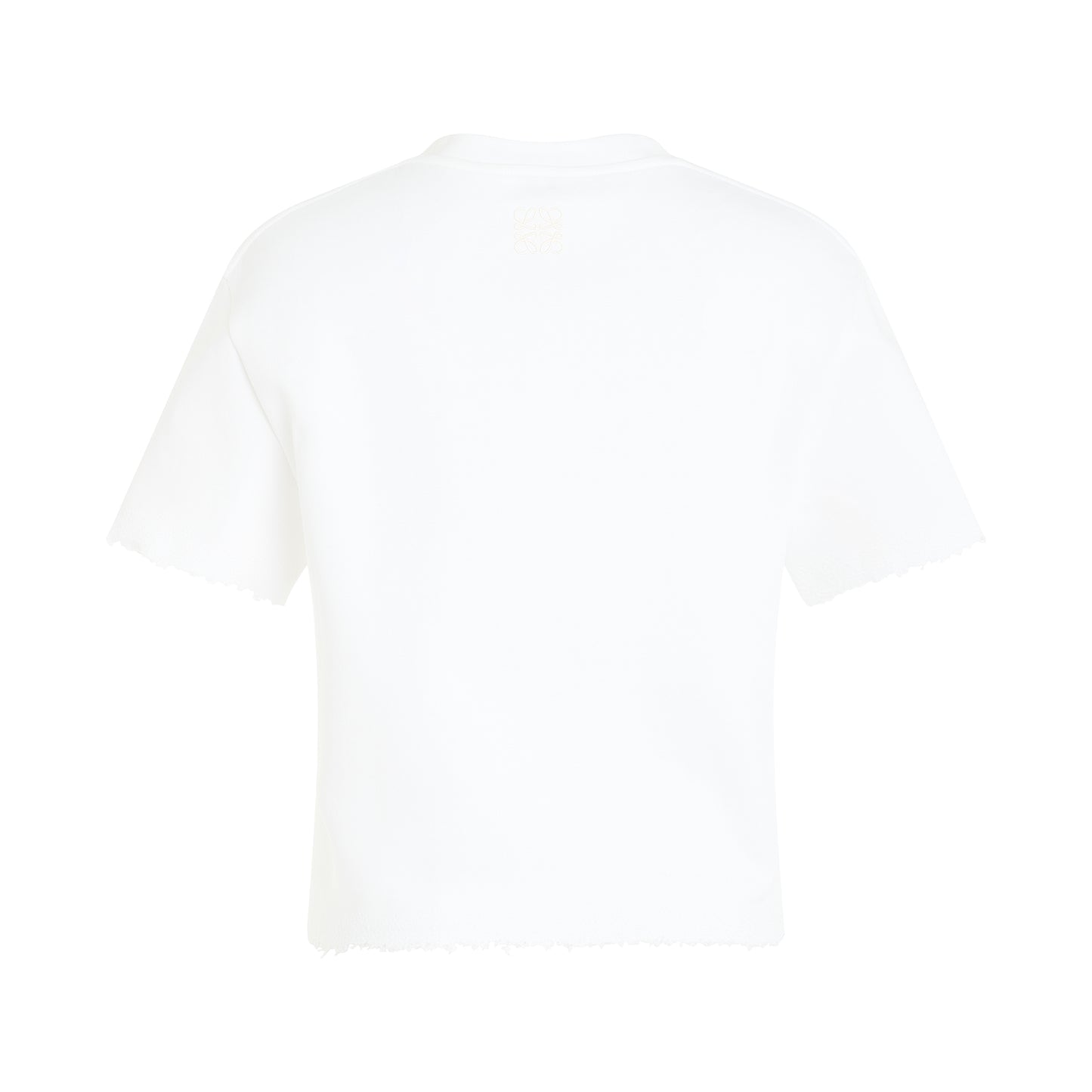 Cotton/Polyamide T-Shirt in White