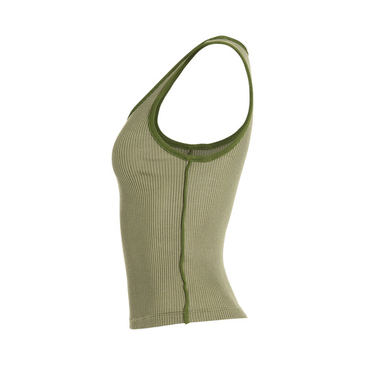 Tank Top in Military Green