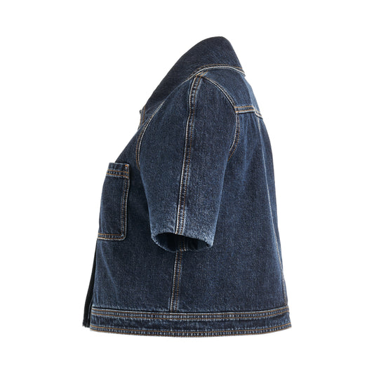 Reproportioned Denim Jacket in Raw Denim