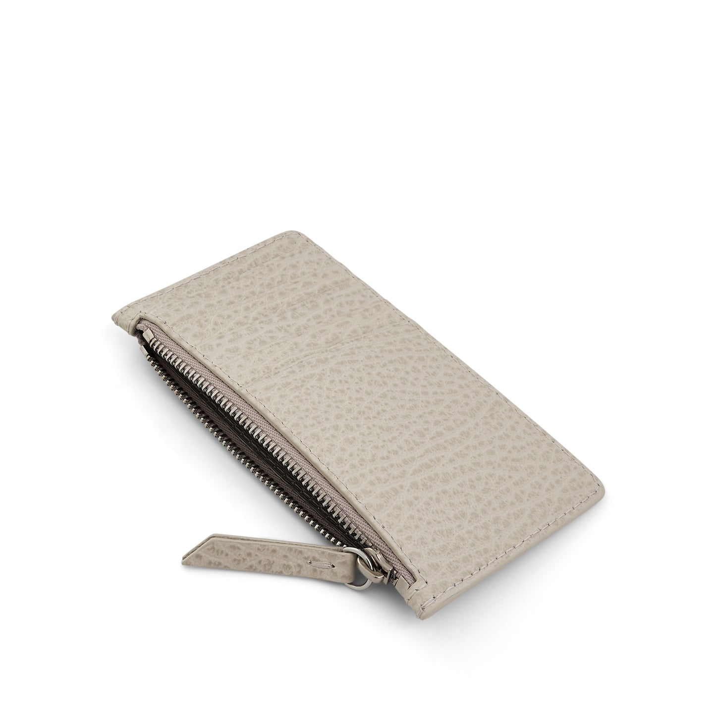 Zip Credit Card Holder in Grey