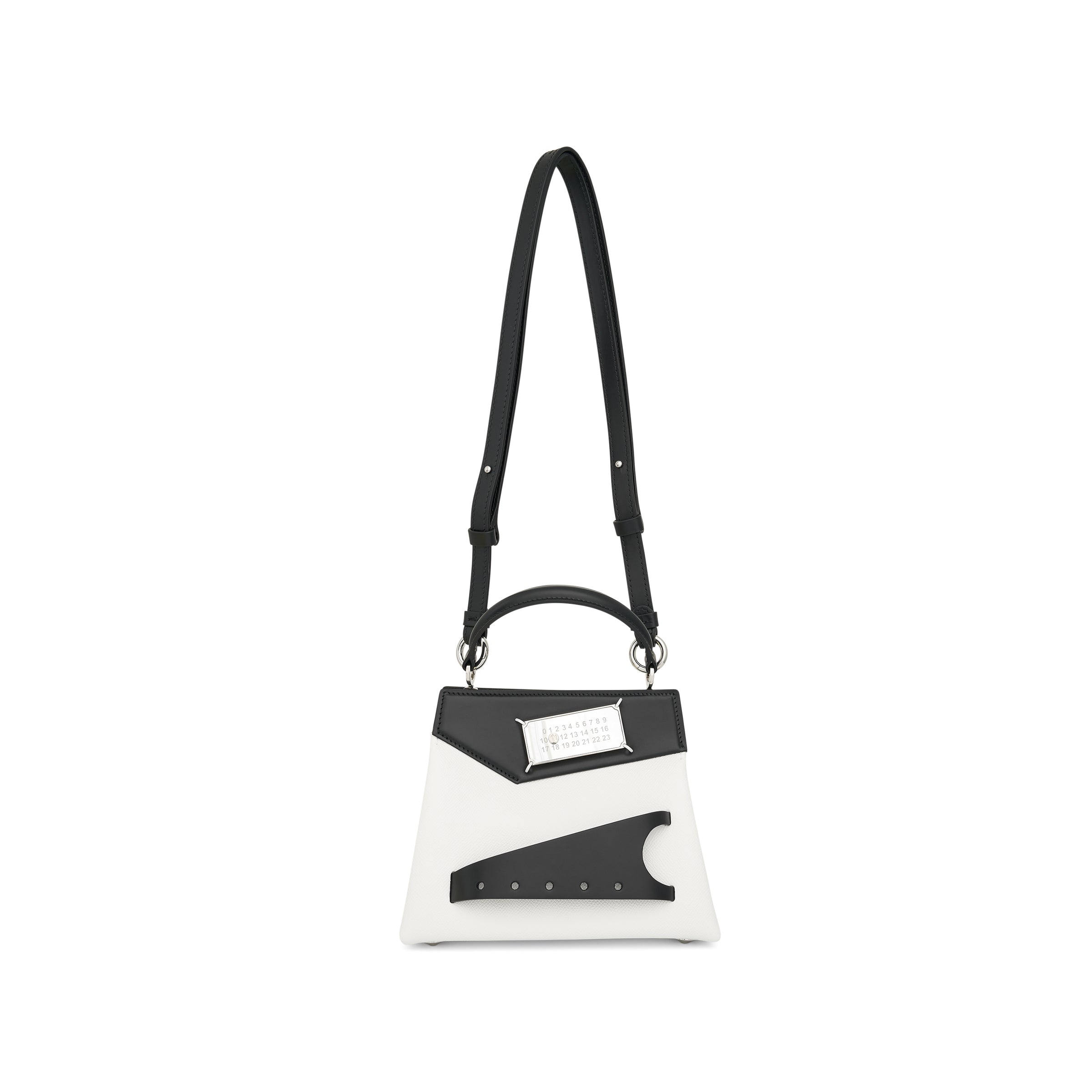 Small Snatched Handbag in Black/White