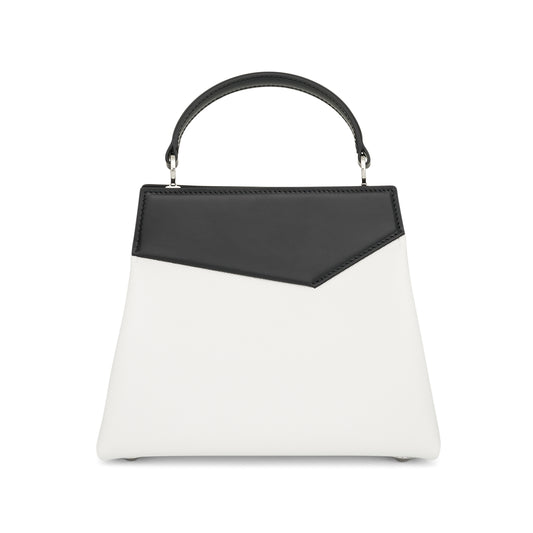 Small Snatched Handbag in Black/White