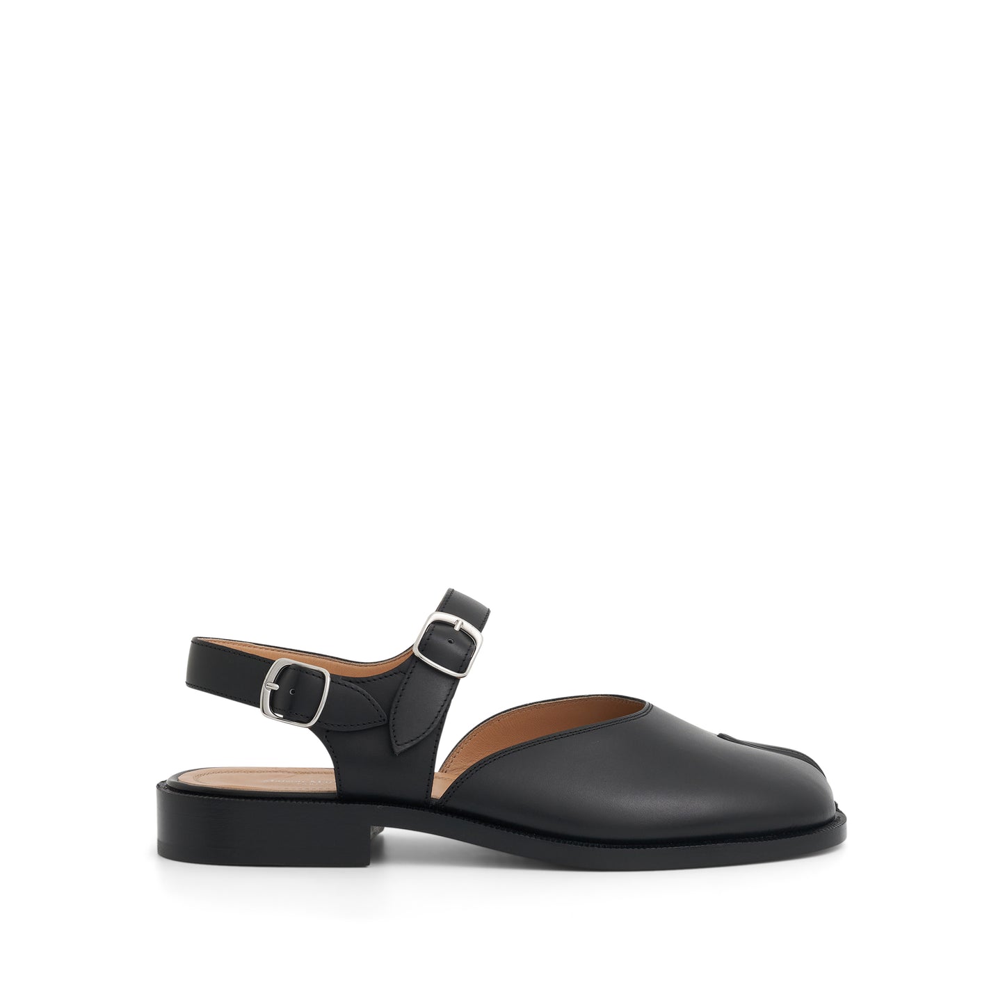 Tabi Strap Sandal in Black