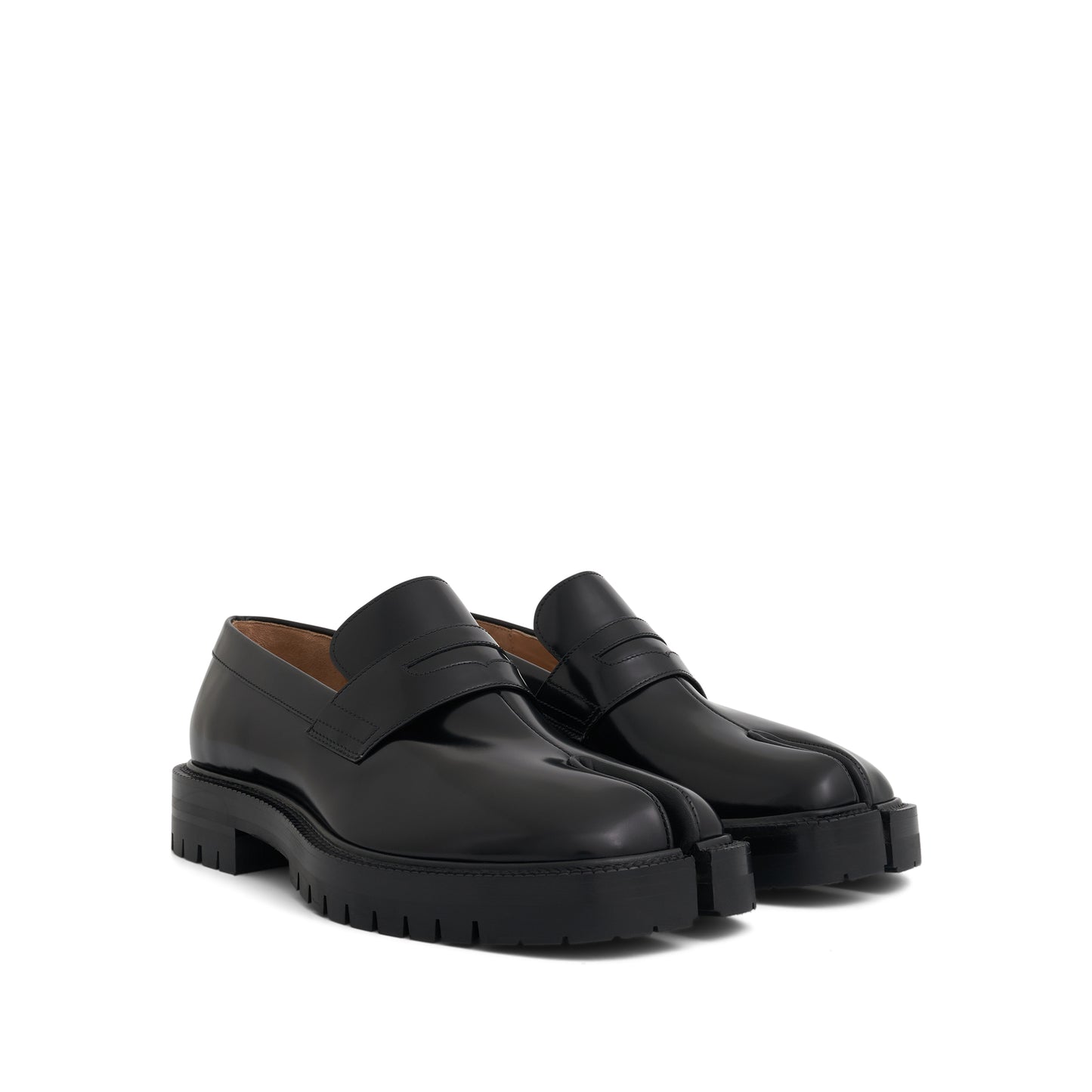 Tabi Loafers Chunky Sole in Black