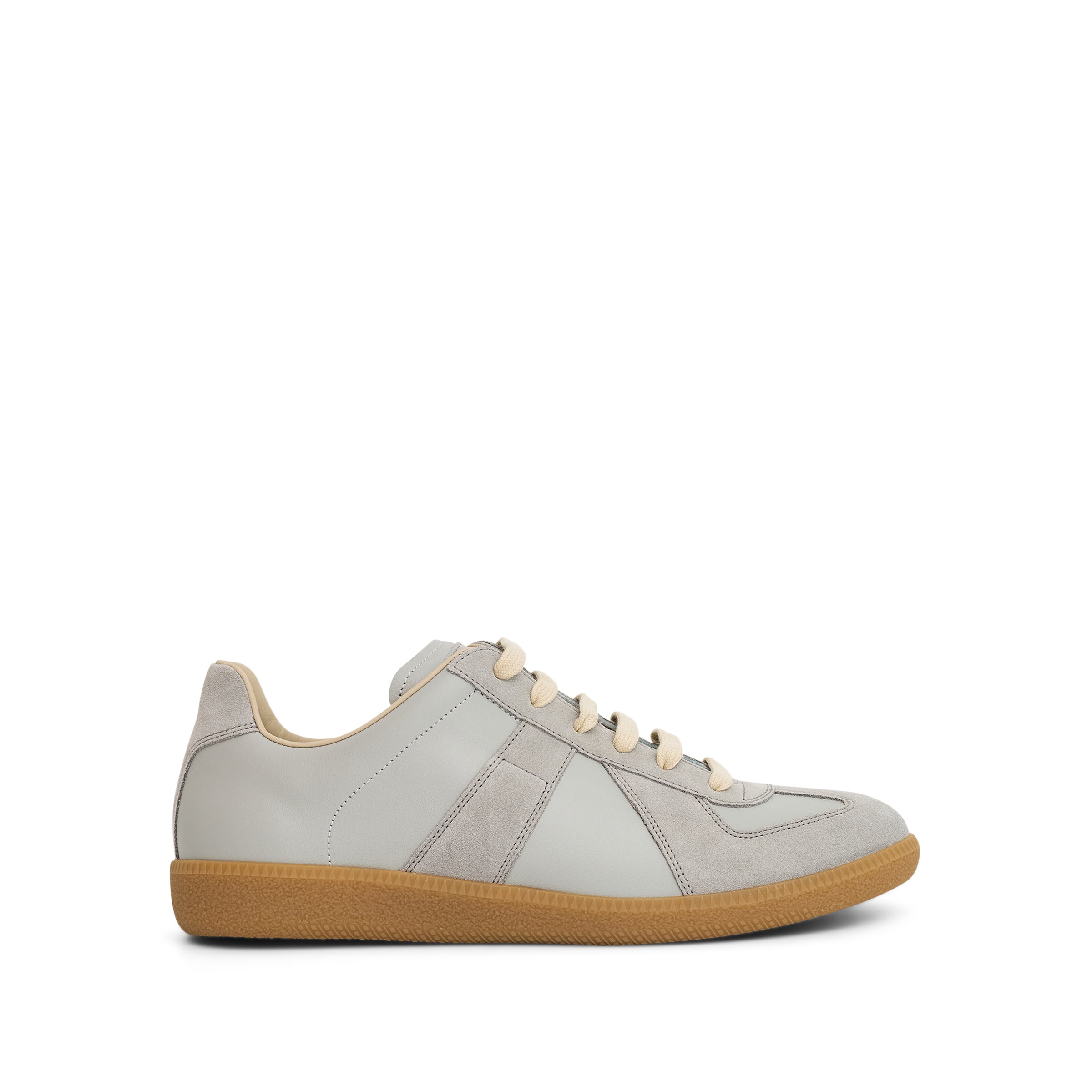 Replica Leather Sneaker in Anisette