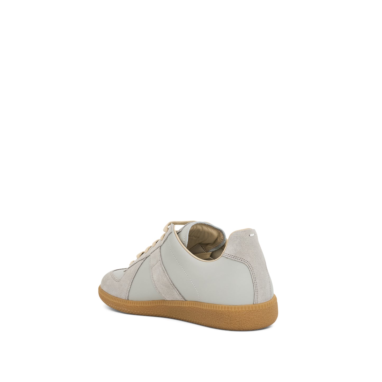 Replica Leather Sneakers in Anisette