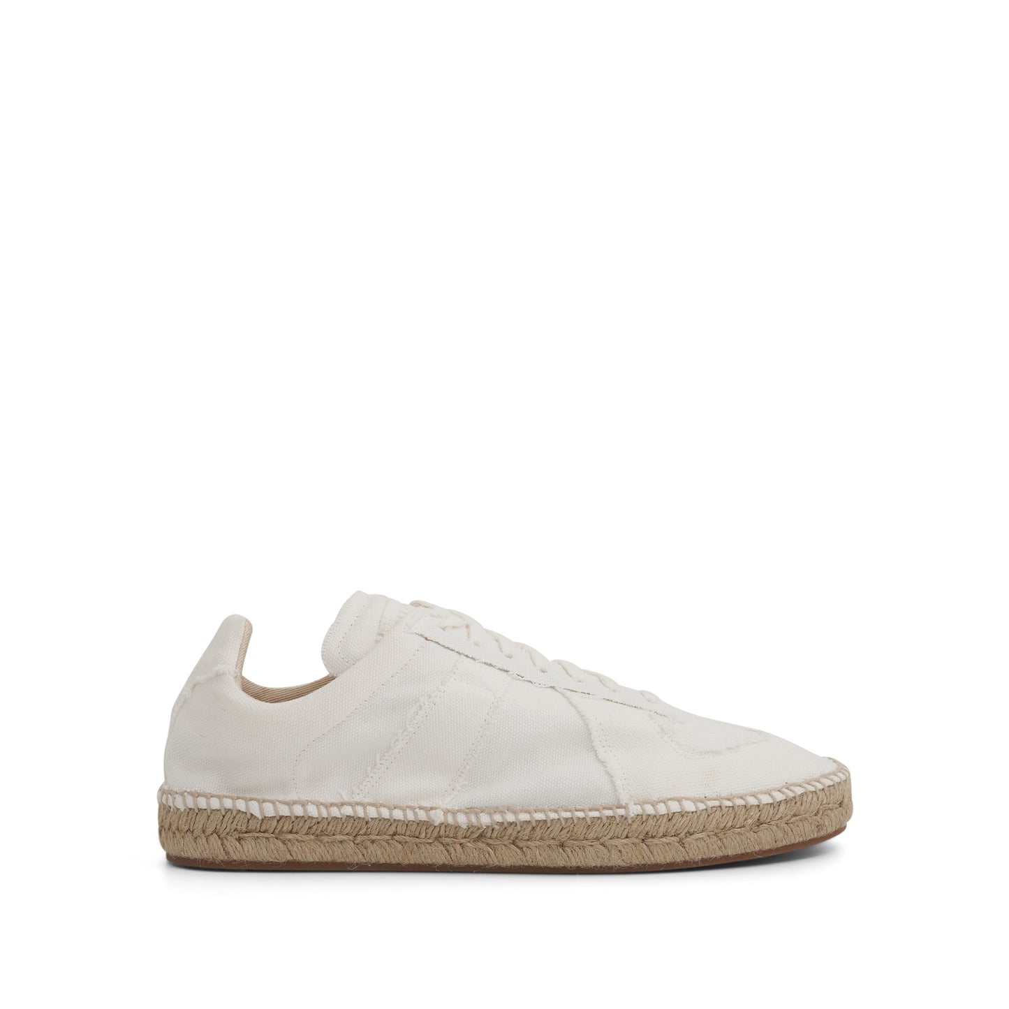 Replica Lace-Up Espadrilles in Coconut Milk