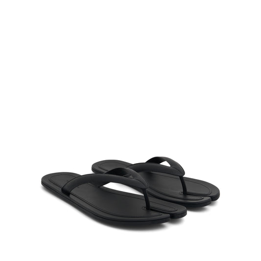 Tabi Flip-Flops in Black Raven