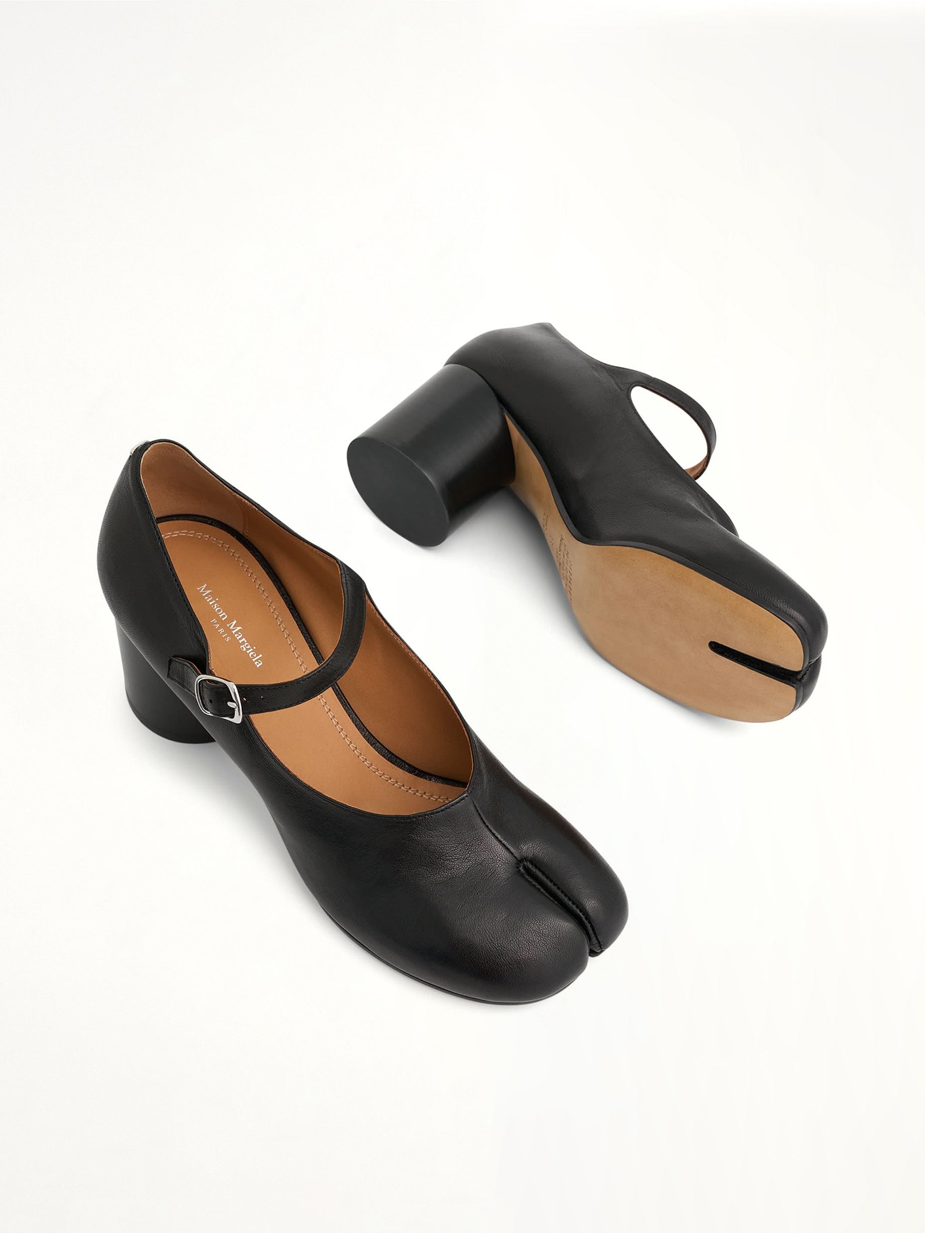 Tabi Mary Janes Heels in Black