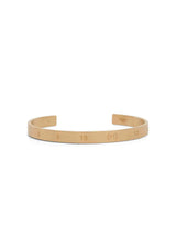 Maison Margiela Numerical Cuff 6.5mm Bracelet in Yellow Gold