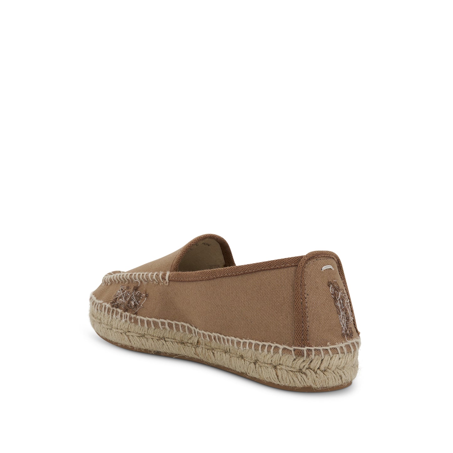 Embroidered Espadrilles in Chamois