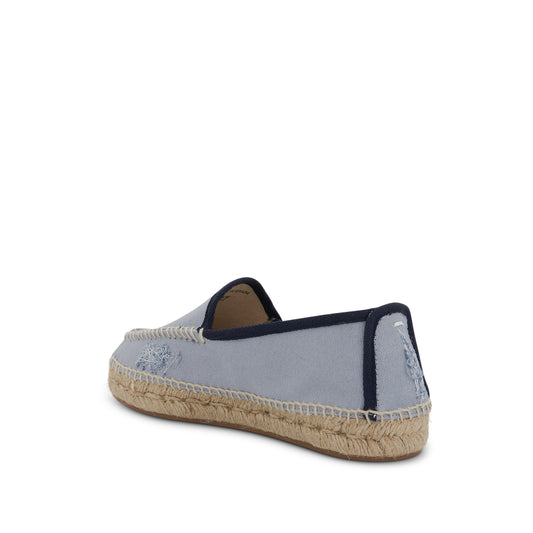 Embroidered Espadrilles in Breeze